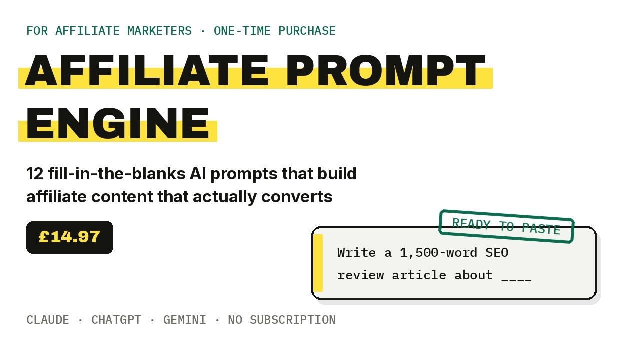 Free AI Chatbots Now Deliver Pro-Level Affiliate Content Thanks to New Prompt Tool